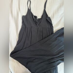 Black Wide Legged Jumpsuit